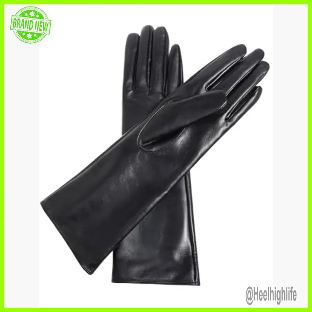 Genuine Leather Touchscreen Gloves X-Large Winter Warm Lined Elegant